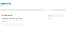 Tablet Screenshot of lauralee.com